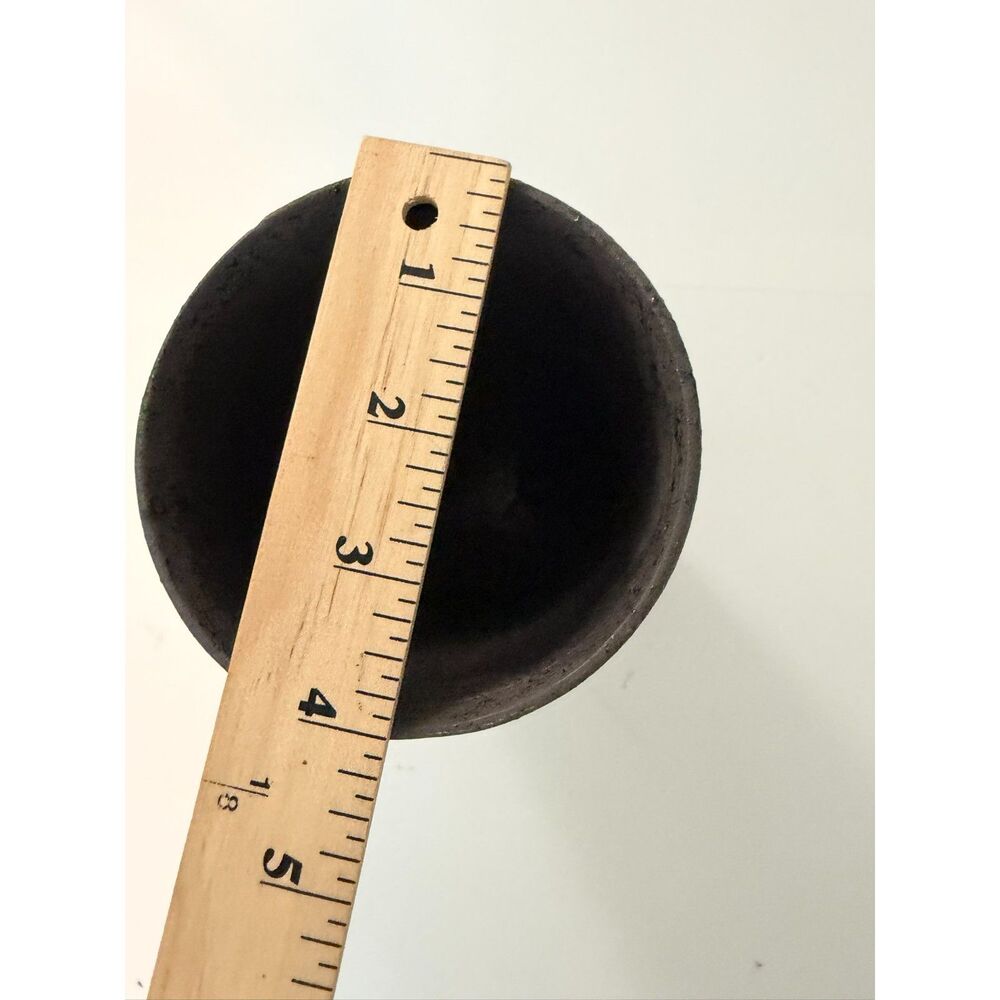 13x5 black vase with feet - Picture 6 of 7